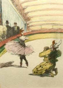 Lautrec -- Circus Scene by Henri De Toulouse-Lautrec