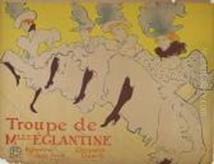 La Troupe Demademoiselle Eglantine by Henri De Toulouse-Lautrec