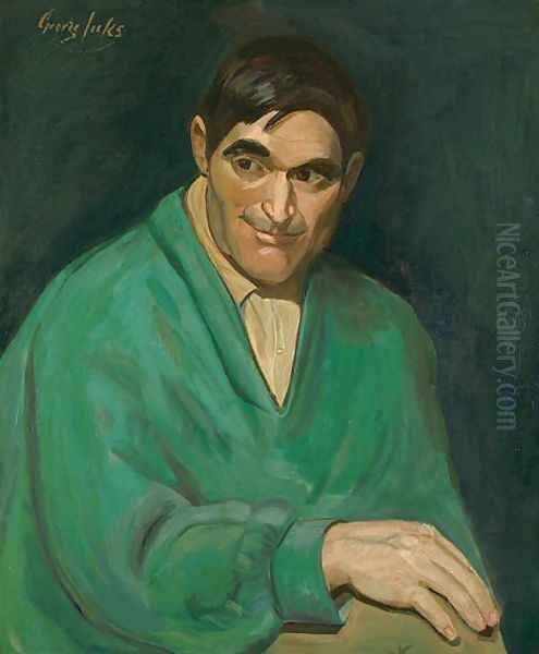 Man in a Green Sweater - view 1