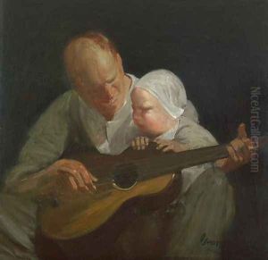 The Guitar by George Luks