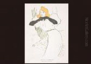 Yvette Guilbert From Le Rire by Henri De Toulouse-Lautrec