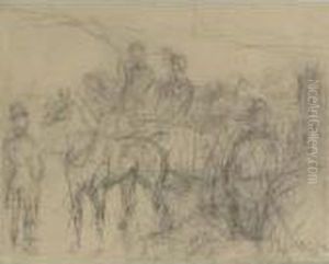 L'attelage by Henri De Toulouse-Lautrec