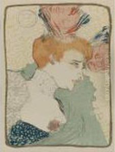 Mademoiselle Marcelle Lender, En Buste (delteil 102; Wittrock 99; Adriani 115) by Henri De Toulouse-Lautrec