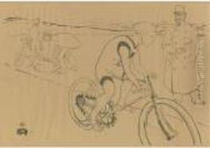 Cycle Michael (d. 359; W. P25; Adr. 188) by Henri De Toulouse-Lautrec
