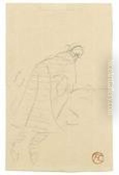 Silhouette De Monsieur Tapie De Celeyran, 1897
Crayon Noir - view 1