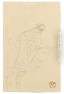 Silhouette De Monsieur Tapie De Celeyran, 1897
Crayon Noir by Henri De Toulouse-Lautrec