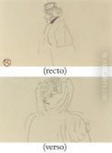 Rejane Dans Madame Sans-gene (recto); Tete De Femme (verso)
