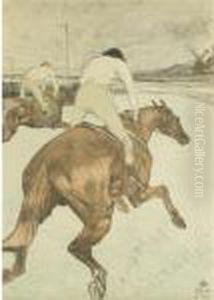 Le Jockey (wittrock 308) by Henri De Toulouse-Lautrec