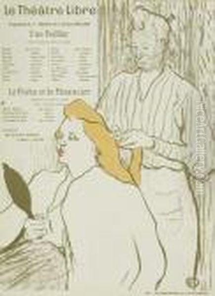 La Coiffure, Programme Du Theatre Libre - view 1