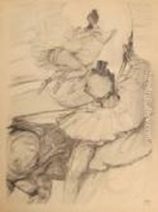 Title: Plate 38, Au Cirque by Henri De Toulouse-Lautrec