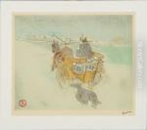 On The Beach. Signed In Print. 
368/500. Lithograph In Colours, Reproduction. 47 X 61 Cm. Unframed