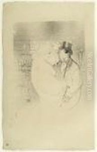 Ida Heath Au Bar. 1894. by Henri De Toulouse-Lautrec