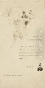 Einladung Natanson by Henri De Toulouse-Lautrec