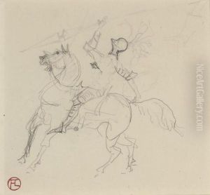 Chevalier (recto); Croquis (verso) Chevalier (recto); Croquis (verso)