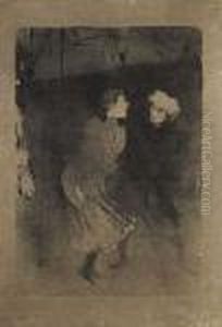 Repetition Generale Aux Folies-bergere - Emilenne D'alencon Et Mariquita by Henri De Toulouse-Lautrec
