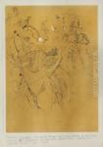 Au Moulin Rouge, Carnaval by Henri De Toulouse-Lautrec