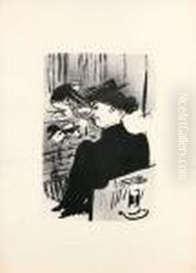 Une Spectatrice (planche Pour Le Cafe-concert). 1893 by Henri De Toulouse-Lautrec