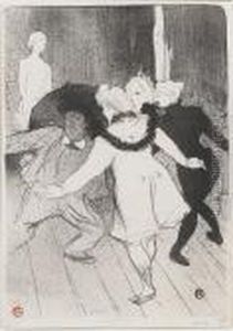 Folies-bergere: Les Pudeur De Monsieur Prudhomme (wittrock 36) by Henri De Toulouse-Lautrec