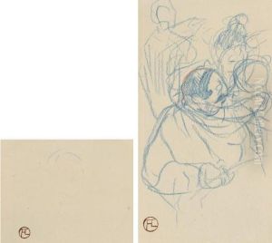 Etudes Pour by Henri De Toulouse-Lautrec