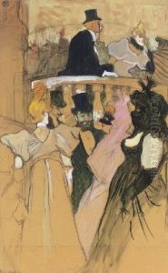 Au Bal De L'opera by Henri De Toulouse-Lautrec