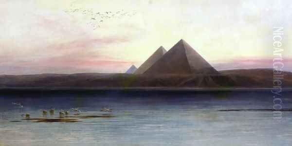 The Pyramids of Ghizeh - view 1