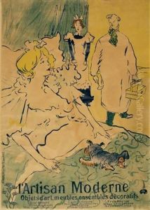 L'artisan Moderne Colorlithograph by Henri De Toulouse-Lautrec