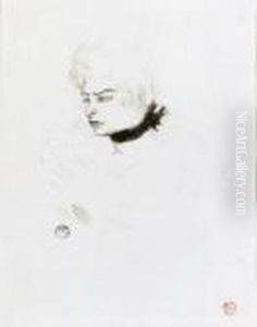 Mademoiselle Pois Vert (d. 126; W. 122; Adr. 141) by Henri De Toulouse-Lautrec