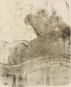"cleo De Merode". by Henri De Toulouse-Lautrec