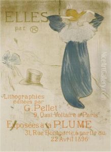 Affiche Pour Elles (frontispiece) (w. 155) by Henri De Toulouse-Lautrec