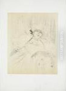 Yvette Guilbert - Chanson Ancienne (w. 276) by Henri De Toulouse-Lautrec