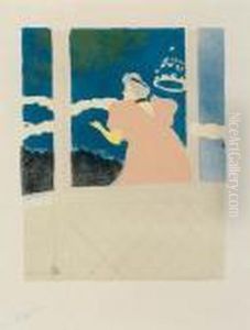 Aux Ambassadeurs-chanteuse Au Cafa-concert by Henri De Toulouse-Lautrec
