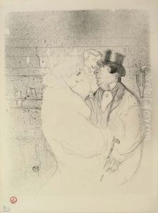 Ida Heath Au Bar by Henri De Toulouse-Lautrec