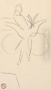 Recherche: Portrait Charge De Lamartaine by Henri De Toulouse-Lautrec