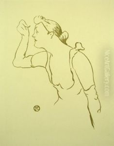 7 Blatt Der Folge <le Cafe-concert> by Henri De Toulouse-Lautrec