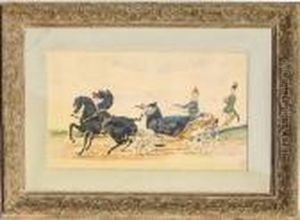 Horse And Carriage by Henri De Toulouse-Lautrec