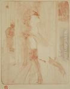 Yvette Guilbert--sur La Scene by Henri De Toulouse-Lautrec