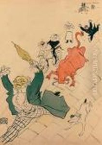 La Vache Enragee (d. 364; W. P27; Adr. 165) by Henri De Toulouse-Lautrec
