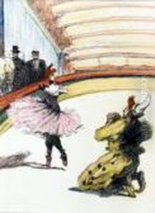 Zirkusszene by Henri De Toulouse-Lautrec