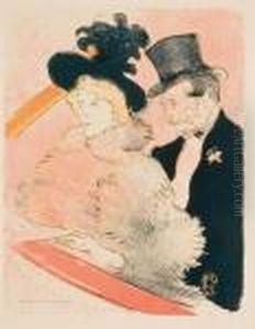 Au Concert (a. 196; W.p. 28) by Henri De Toulouse-Lautrec