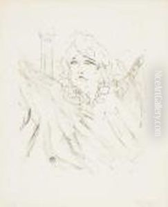 Sarah Bernhardt by Henri De Toulouse-Lautrec
