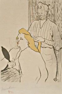La Coiffure, Programme Du Theatre Libre by Henri De Toulouse-Lautrec