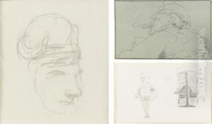 Property From The Estate Of A Gentleman
Personnage Et Persienne/tete, A Double-sided Drawing And Hippolyte, Imprimeur Chez Malfey: Two Drawings by Henri De Toulouse-Lautrec