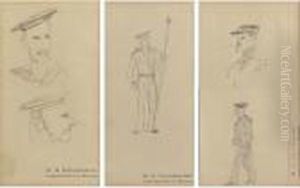 Property From The Estate Of A Gentleman
 

 
 
 

 
 Etudes De Marins: Four Drawings