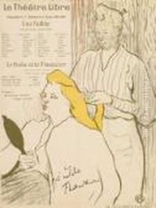 La Coiffure - Programmme Du Theatre Libre by Henri De Toulouse-Lautrec