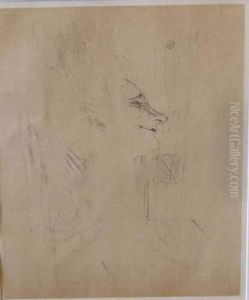 Yvette Guilbert - Soularde by Henri De Toulouse-Lautrec