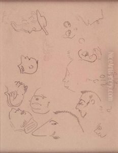 Croquis by Henri De Toulouse-Lautrec