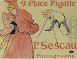 Le Photograph Sescau by Henri De Toulouse-Lautrec