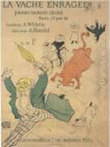 La Vache Enragee by Henri De Toulouse-Lautrec
