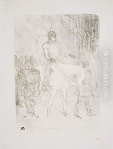 Entree De Brasseur, Dans Chilperic by Henri De Toulouse-Lautrec