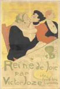 Reine De Joie. Parigi: Imp. Edw. Ancourt & C.ie by Henri De Toulouse-Lautrec